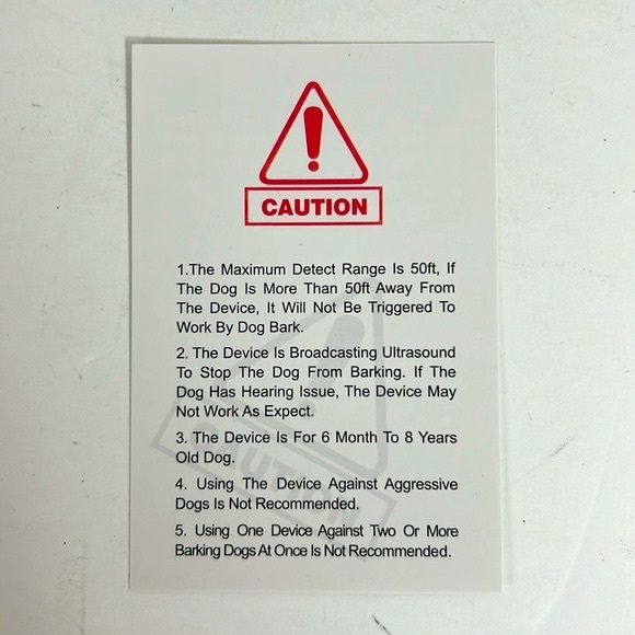 Dog Bark Control Device NIOB Deters Outdoor Nuisance Barking Rainproof Model K4 - Picture 11 of 12